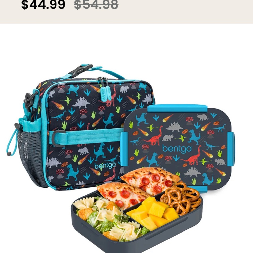 Bentgo Kids Dinosaur Lunch Box Set